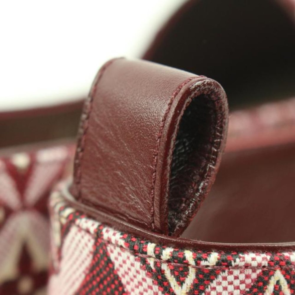 Louis Vuitton Sz 39.5 Burgundy Since 1854 Starboard Flat Espadrille s27lv99 - Picture 6 of 12